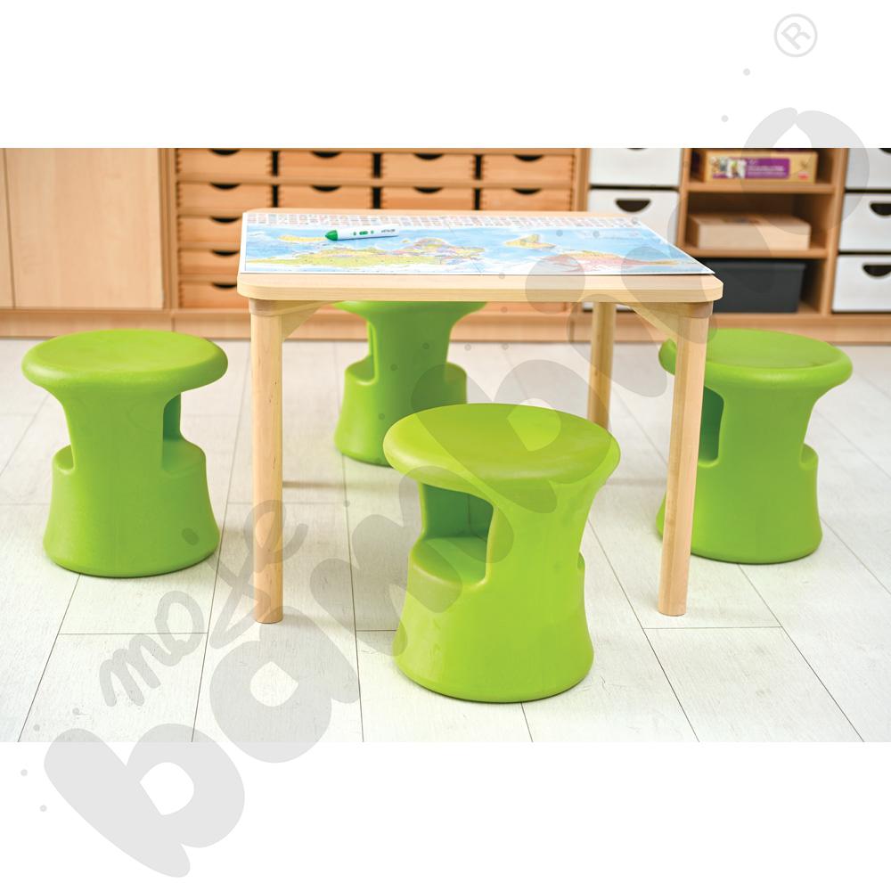 Taboret zielony