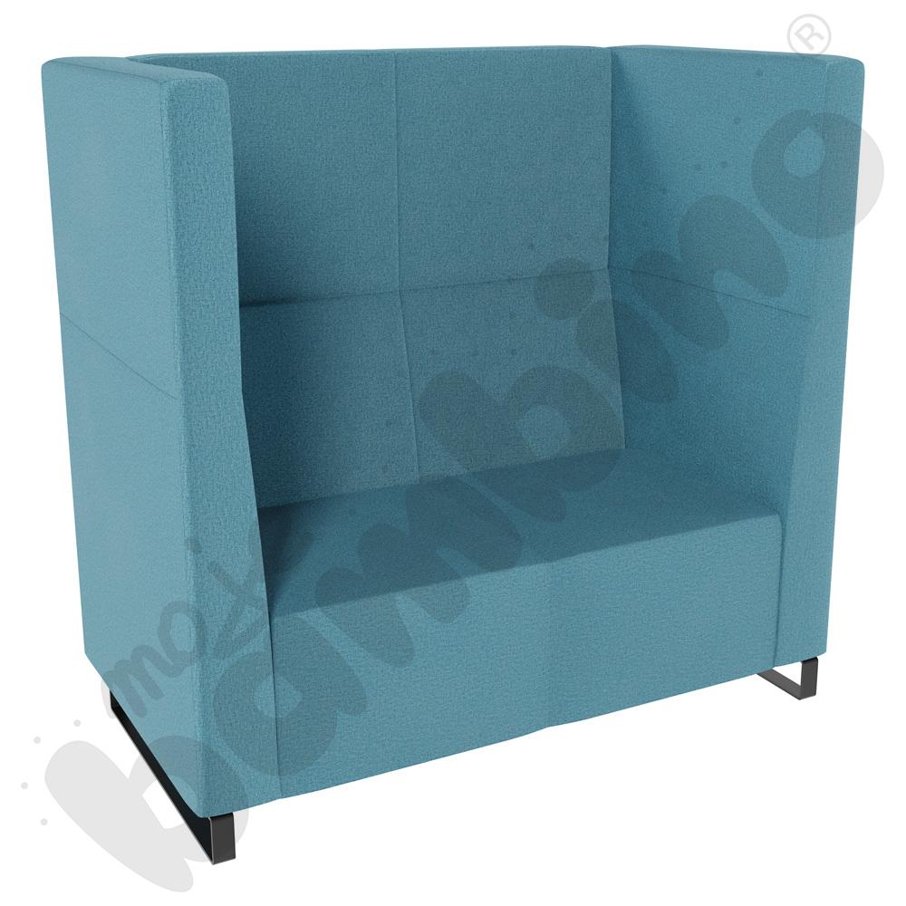 Sofa Universum 2-os. wys. 133 cm, 2 boki średnie, tkanina KG07