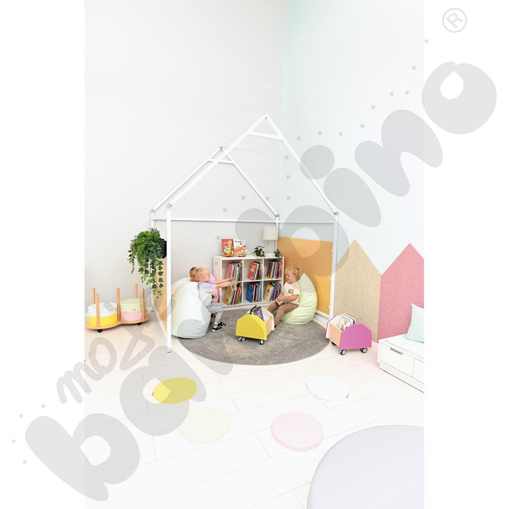 Dywan okrągły o śr. 200 cm - szary