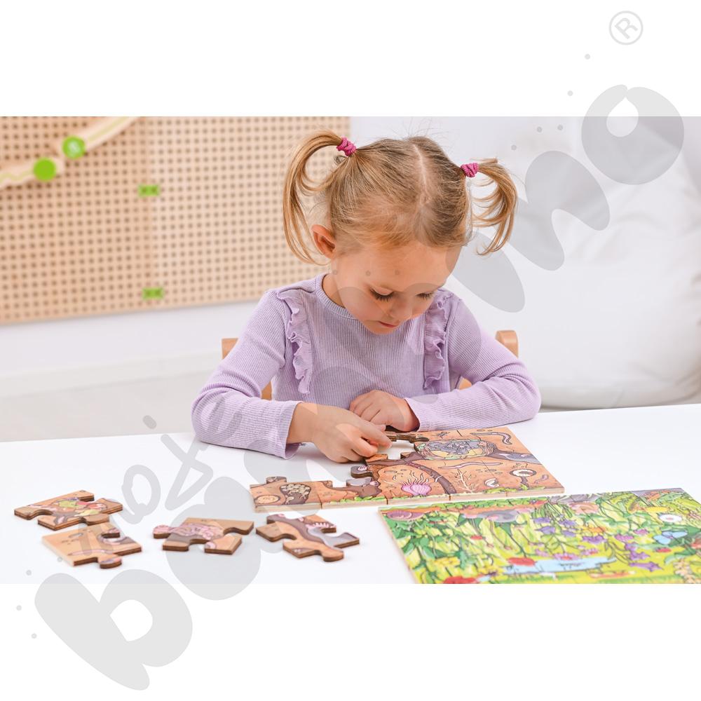 Puzzle podłogowe Łąka kwietna