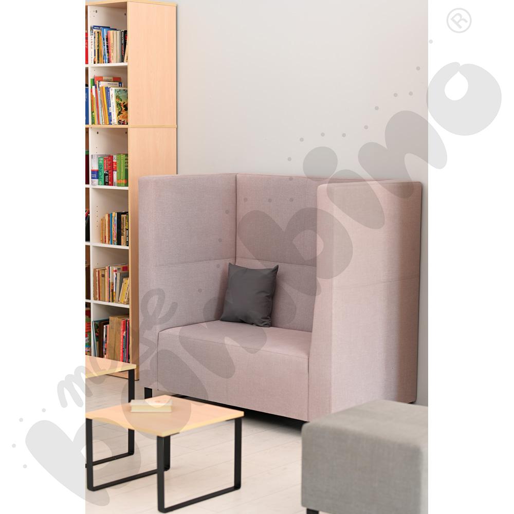 Sofa Universum 2-os. wys. 133 cm, 2 boki średnie, tkanina KG21