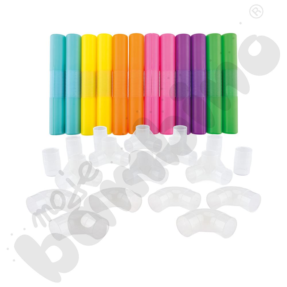 Modułowy system świetlnych cylindrów