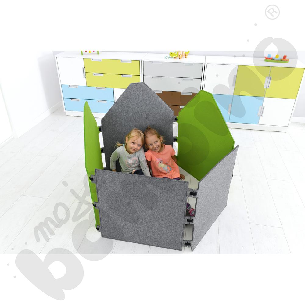 Panel filcowy - domek zielony Panel filcowy - domek zielony