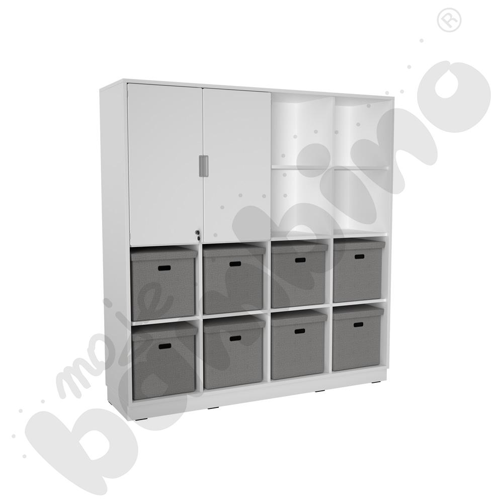 Quadro - zestaw 246, biała skrzynia