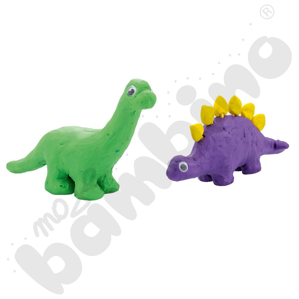 Plastelinowy świat dinozaurów