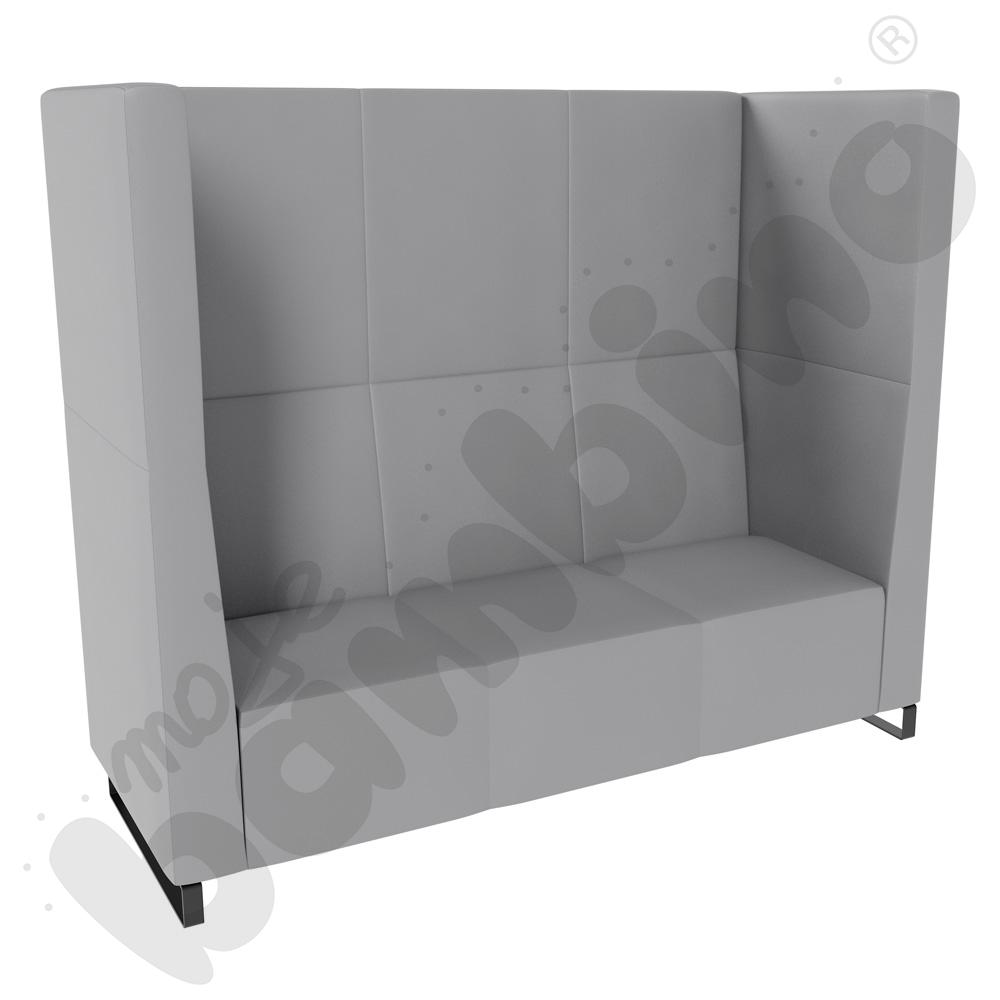 Sofa Universum 3-os. wys. 163 cm, 2 boki wysokie, tkanina MT02