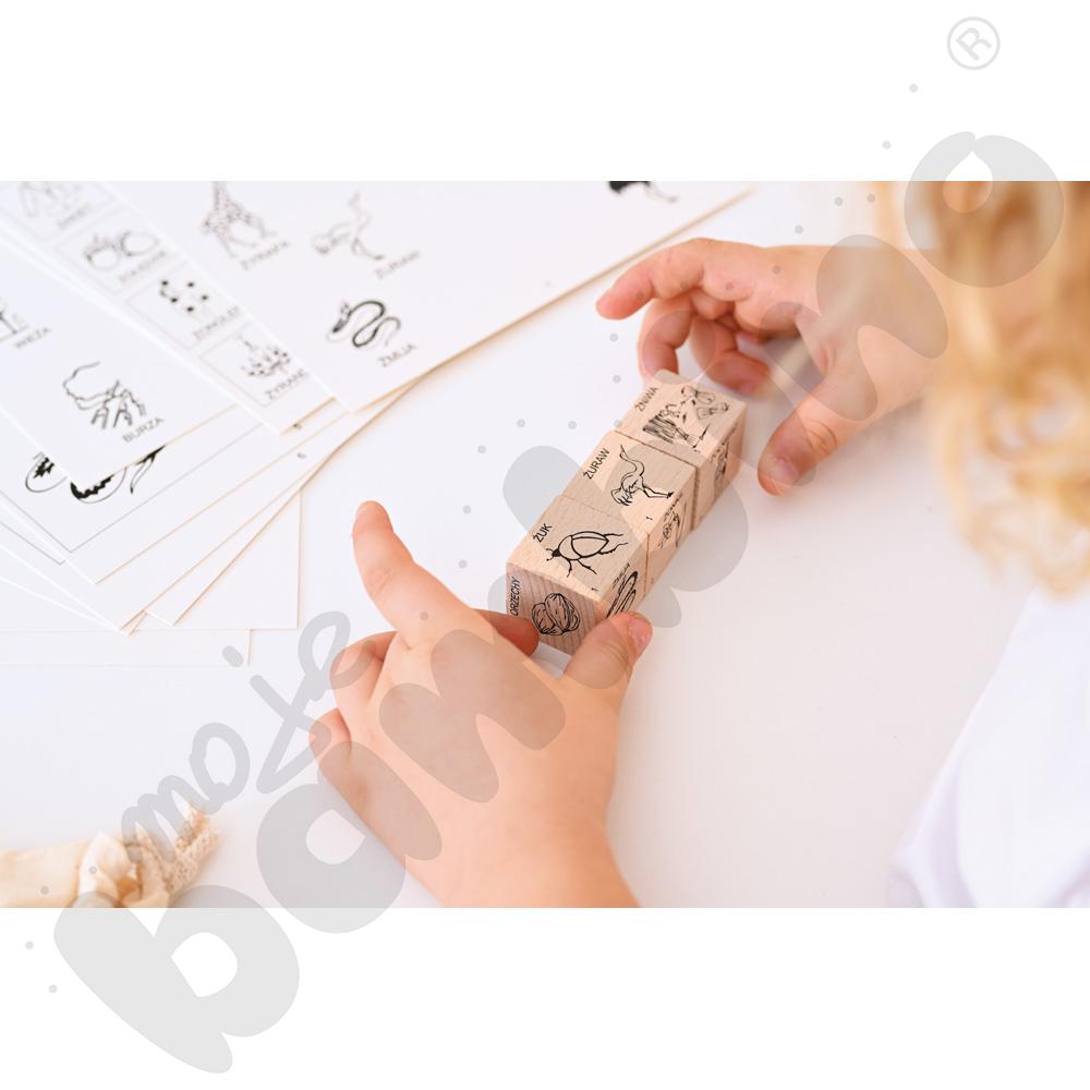 Logokostki - głoska - ż - 3 w 1 Logokostki - głoska - ż - 3 w 1