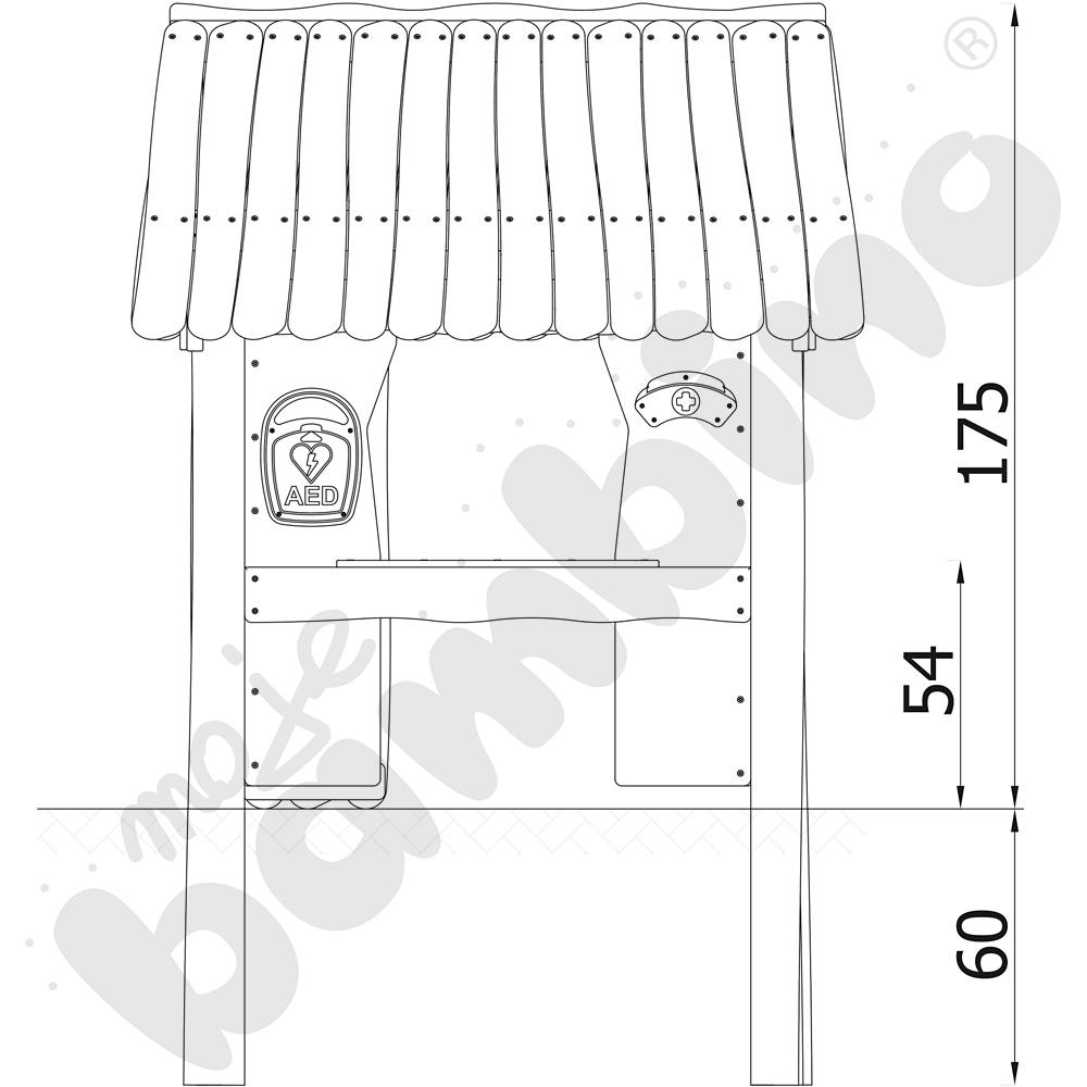 Domek przychodnia Robinio