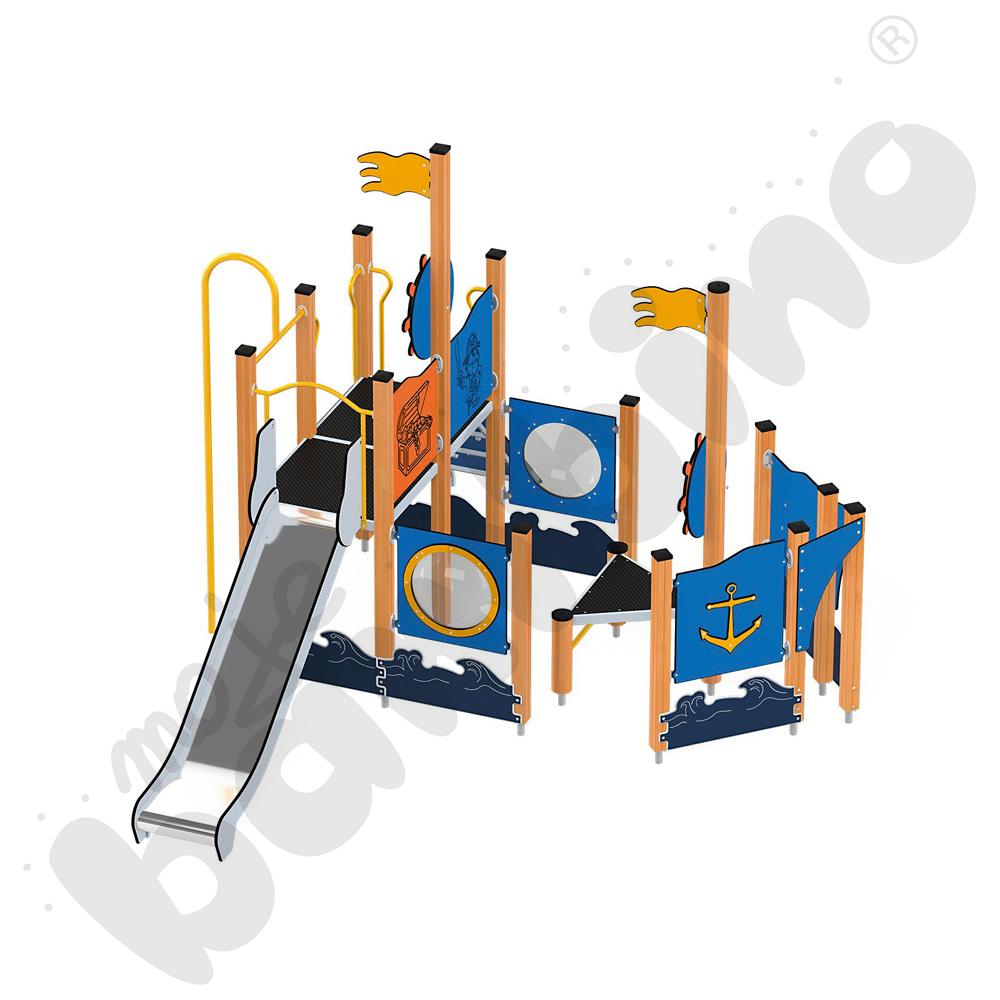 Quadro - zestaw 12466, drewniane słupy
