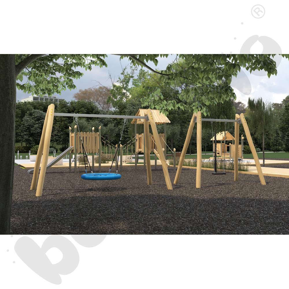 Robinio - stelaż do huśtawki podwójnej