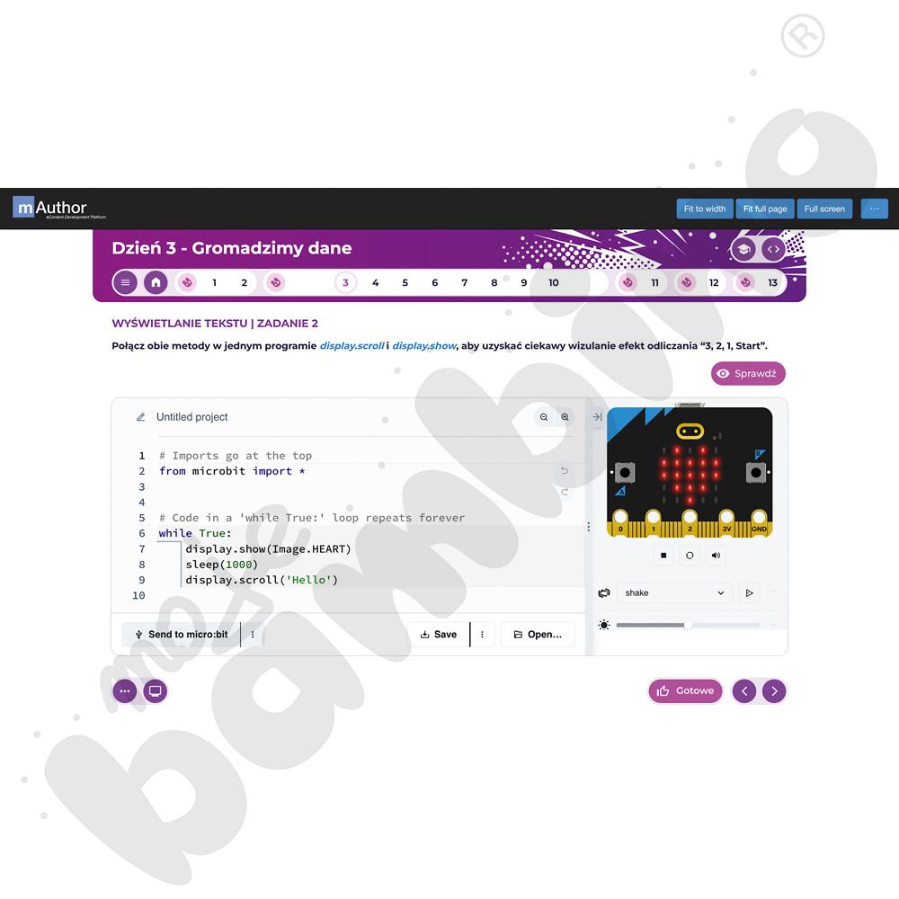 learn:bit Arcade (z płytką micro:bit), 10 szt. - pakiet klasowy