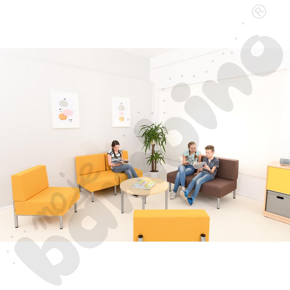 Fotel Inflamea 1, 2 os. - jasnobrązowy Fotel Inflamea 1, 2 os. - jasnobrązowy