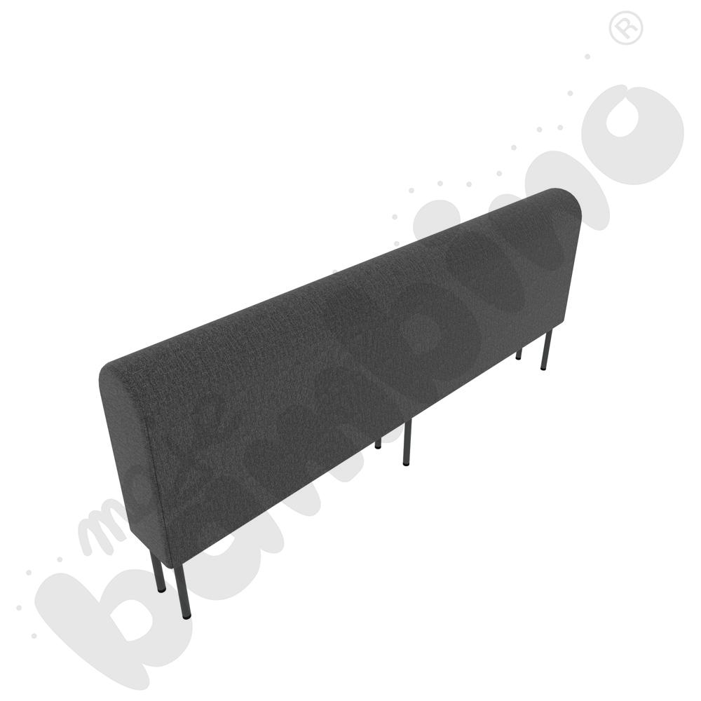 Moduł Versa 180x20x74 cm z plastikowymi stopkami, stelaż antracytowy, tkanina RO40