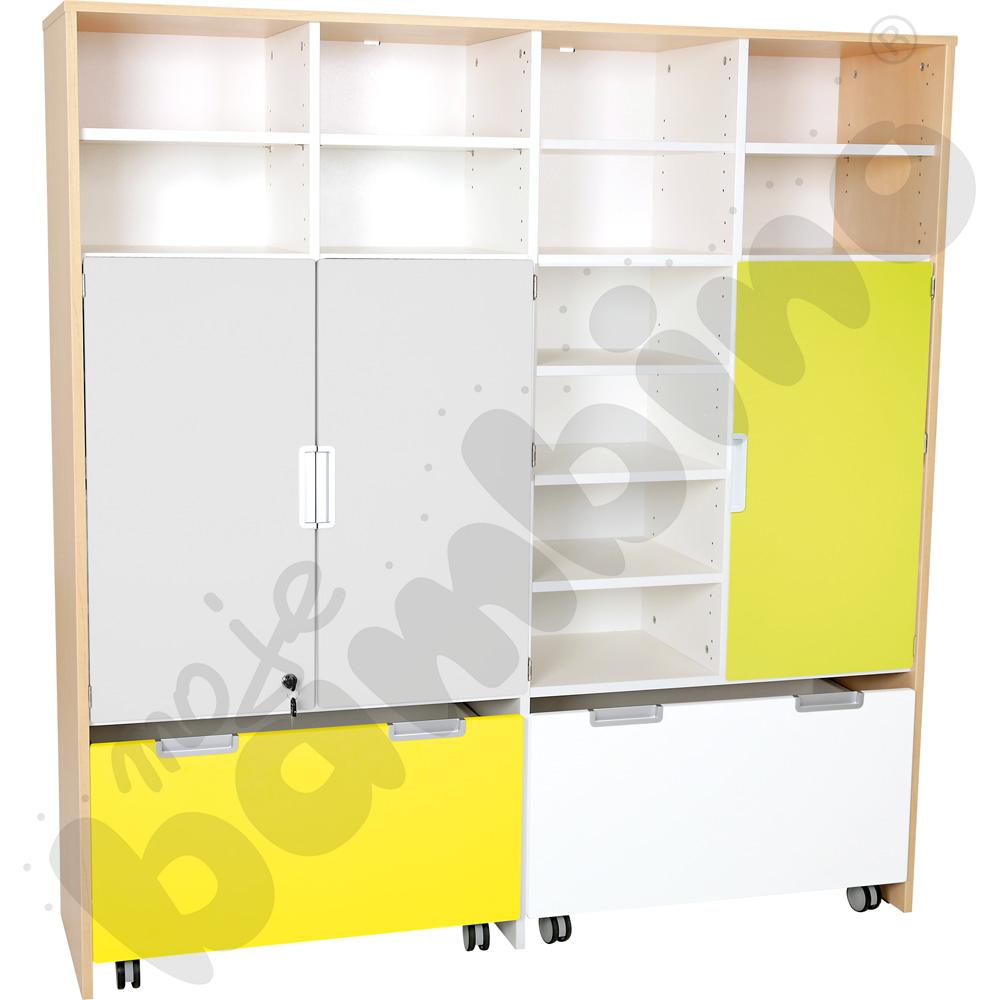 Quadro - zestaw 63, 90 st., cichy domyk, skrzynia klon jasny