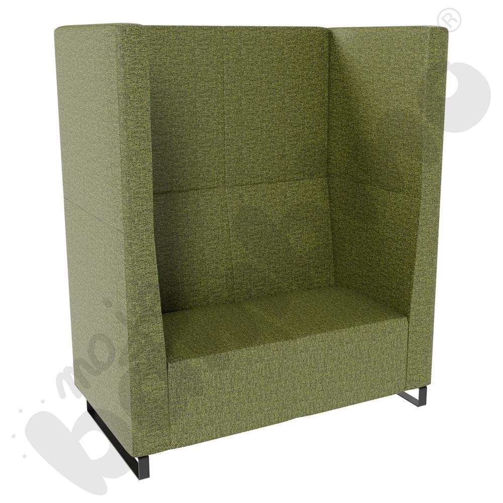 Sofa Universum 2-os. wys. 163 cm, 2 boki wysokie, tkanina RO30