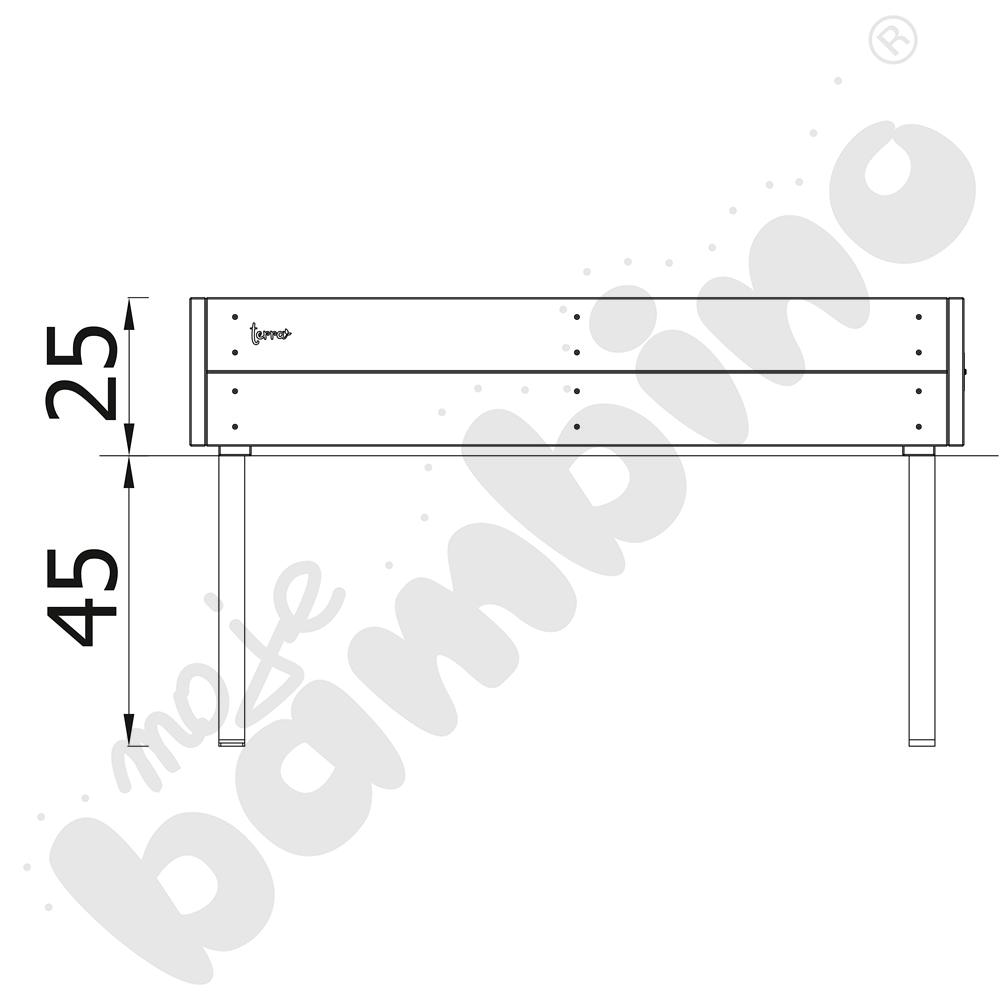 Warzywnik Terra, duży z kotwami