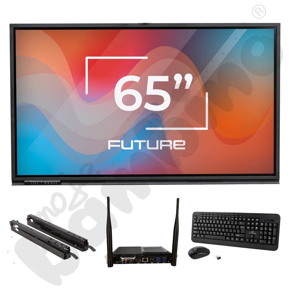 Komputer z monitorem i akcesoriami