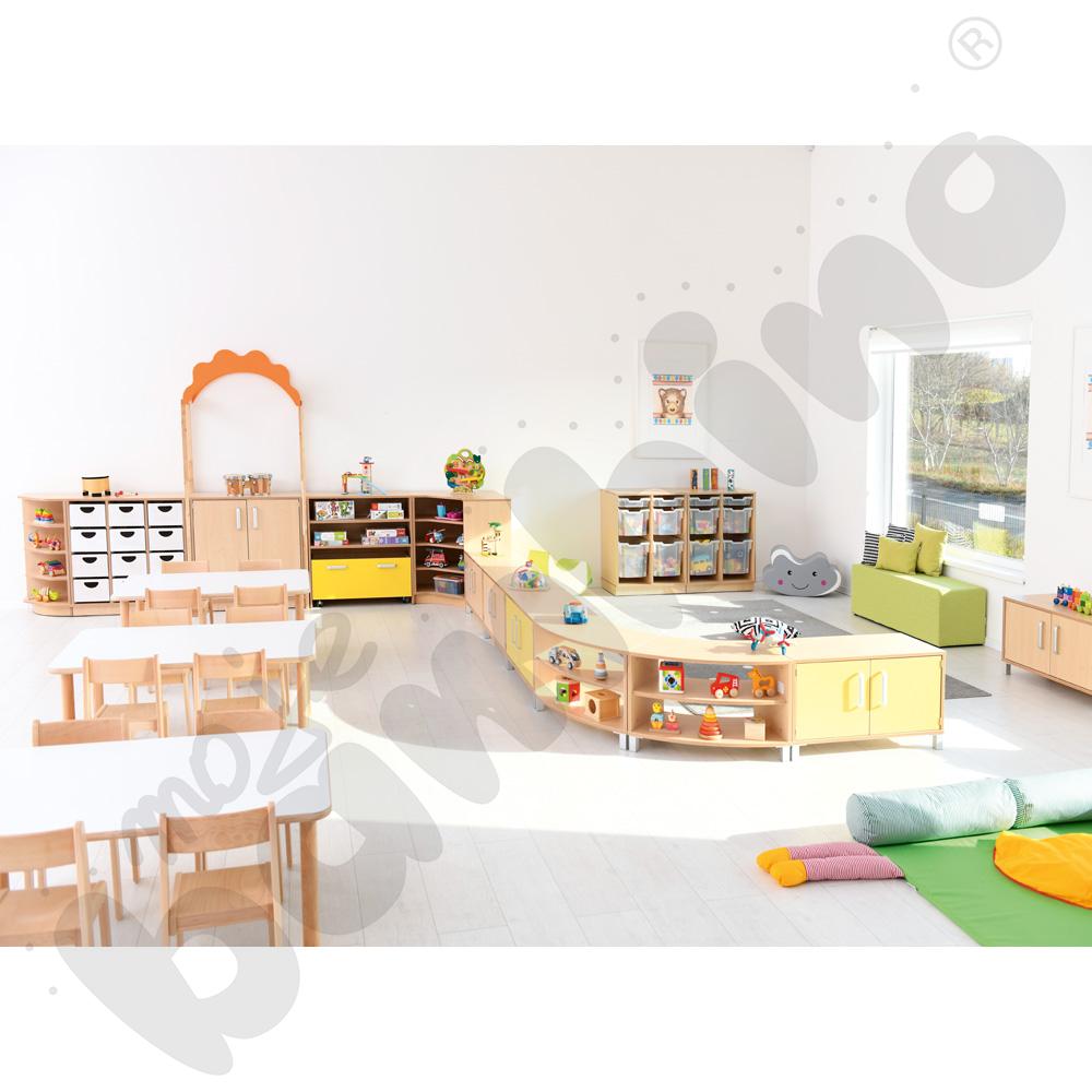 Szafka Flexi D na plastikowe pojemniki na cokole