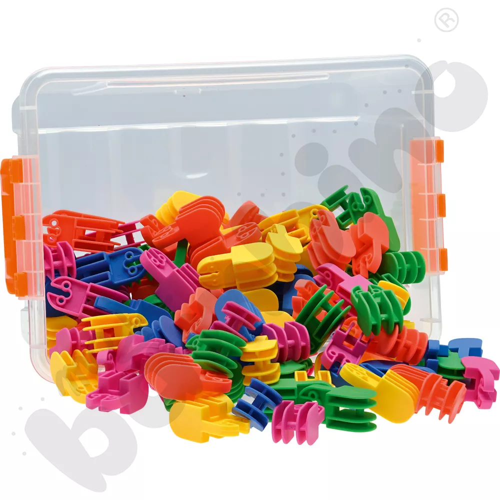 Klocki konstrukcyjne klik-klak | 594017 | sklep Moje Bambino