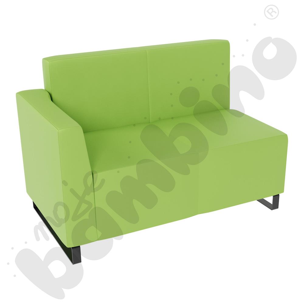 Sofa Universum 2-os. wys. 82 cm, bok niski lewy, tkanina MT14