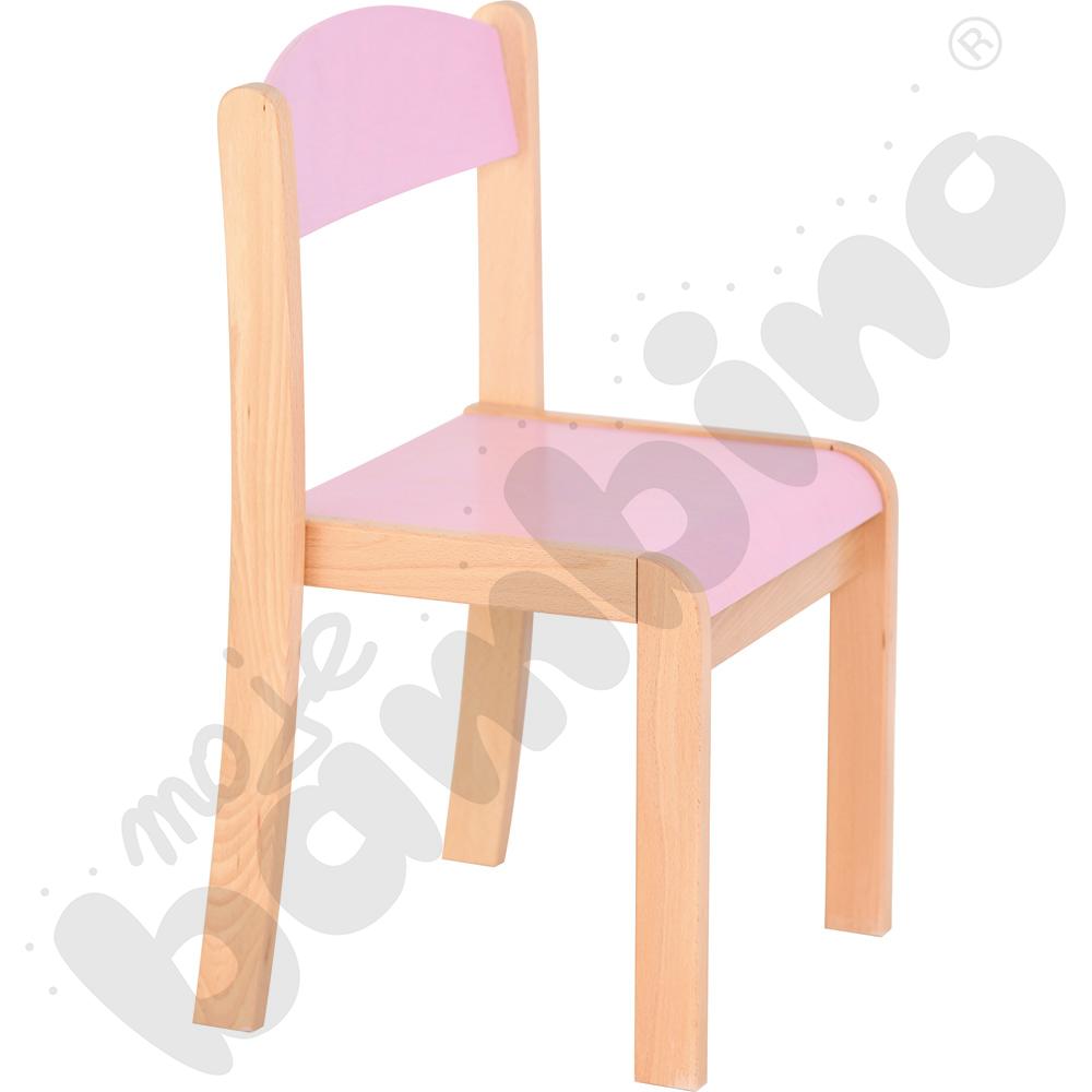 Krzesło Filipek PASTEL różowe, rozm. 3