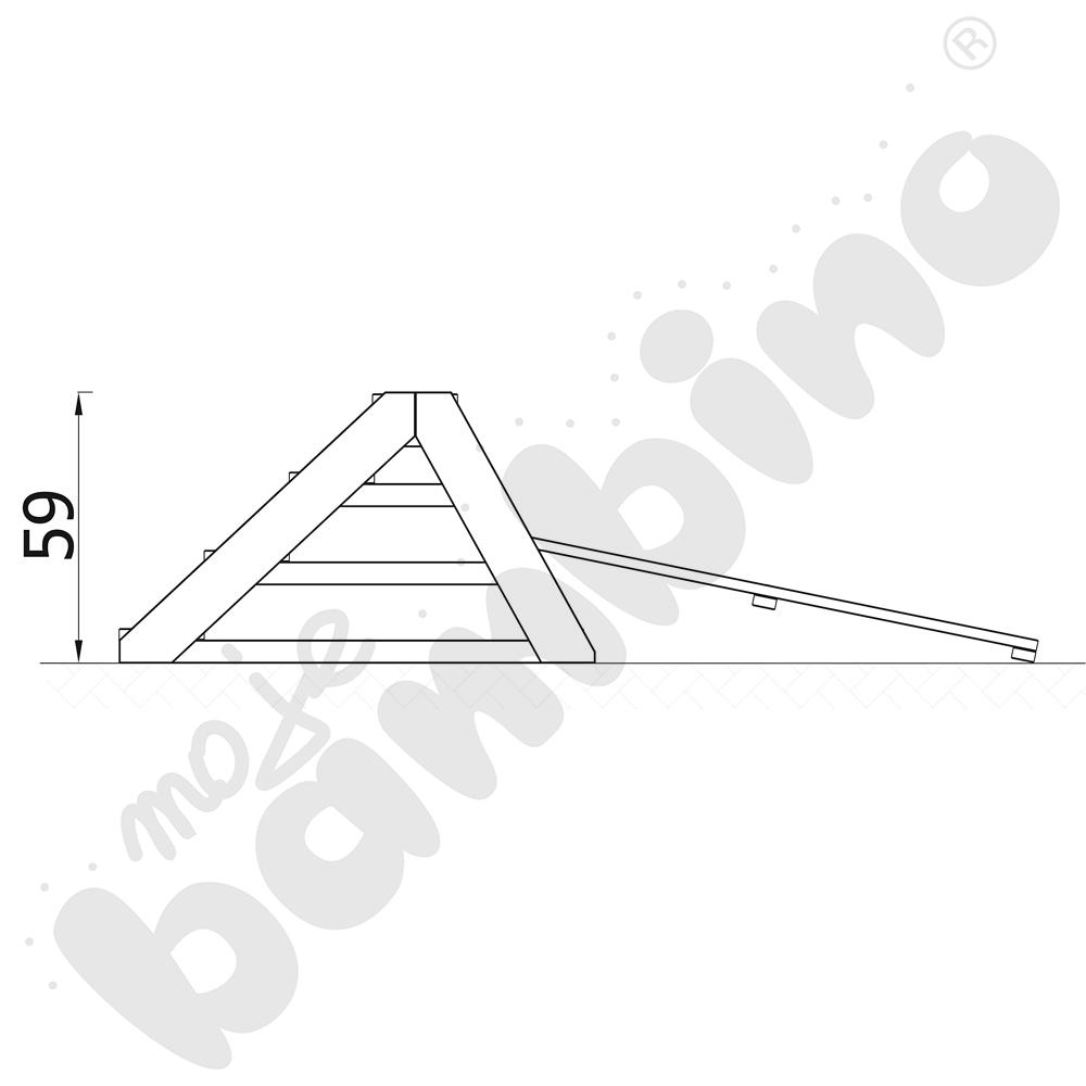 Schody z kładką Terra