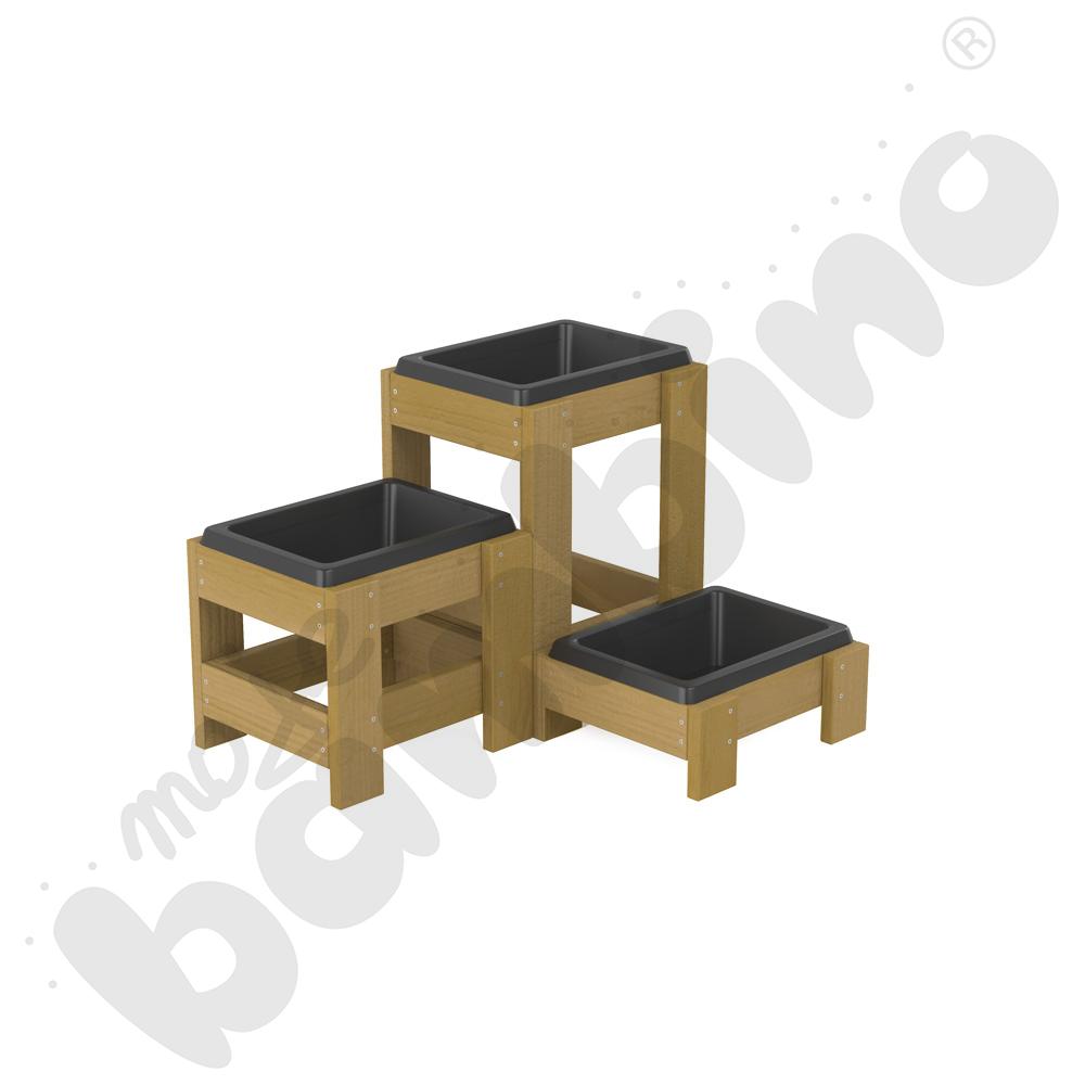 Donica Terra z pojemnikiem, niska