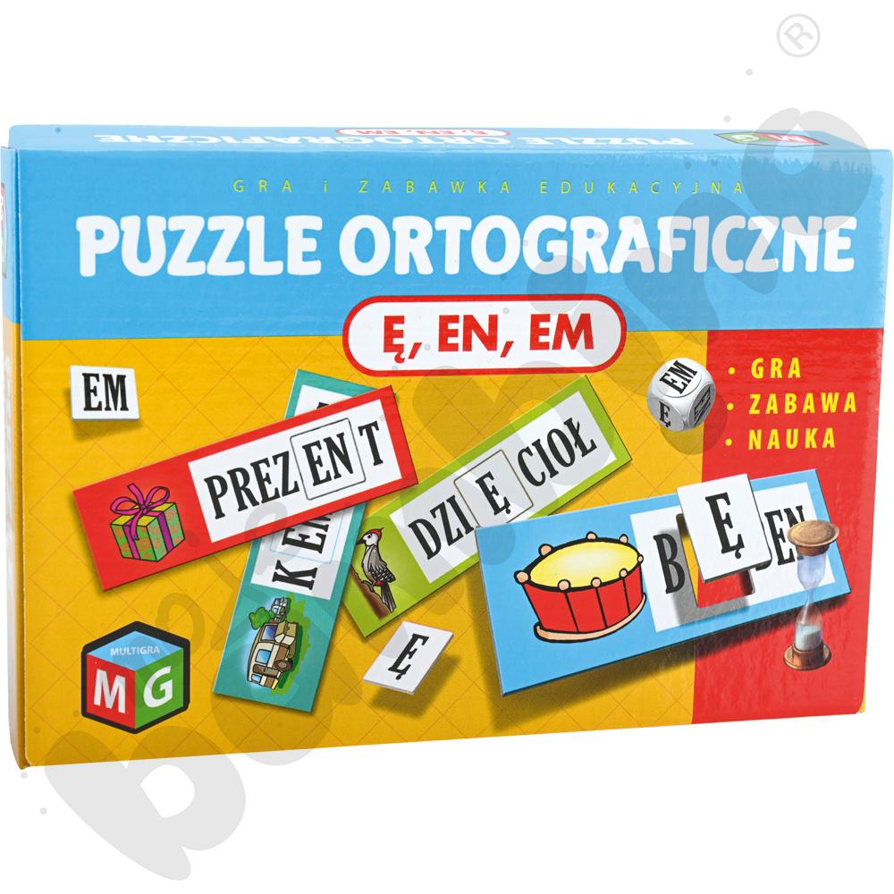 Puzzle ortograficzne Ę, EN, EM