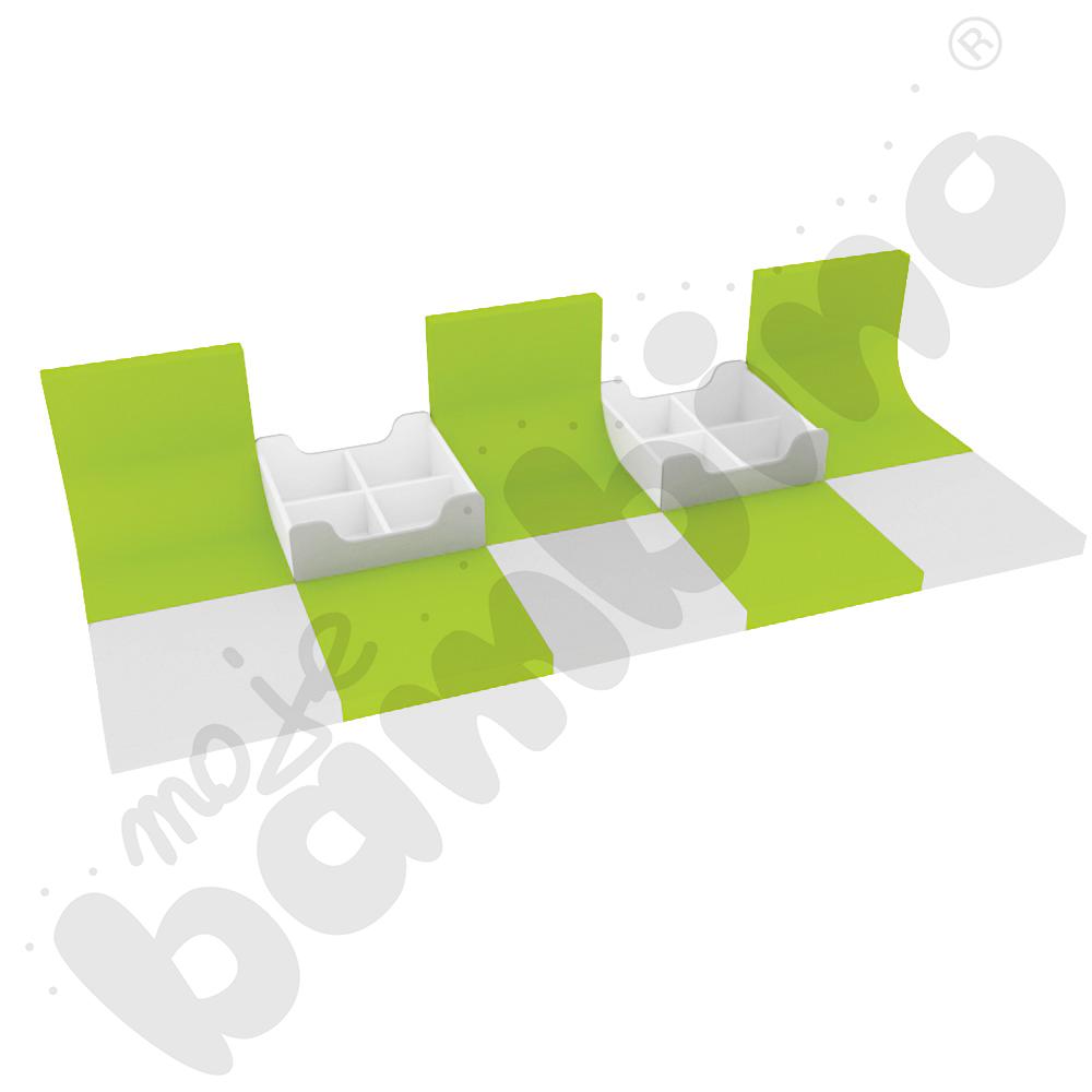 Quadro - zestaw 70 - biało-szary pojemnik