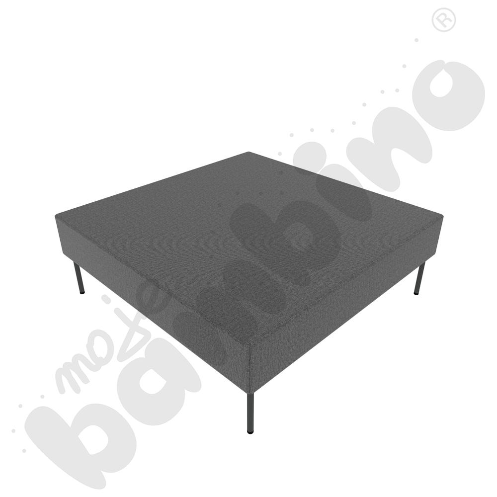 Pufa Versa 120x120 cm z filcowymi stopkami, stelaż antracytowy, tkanina RO39