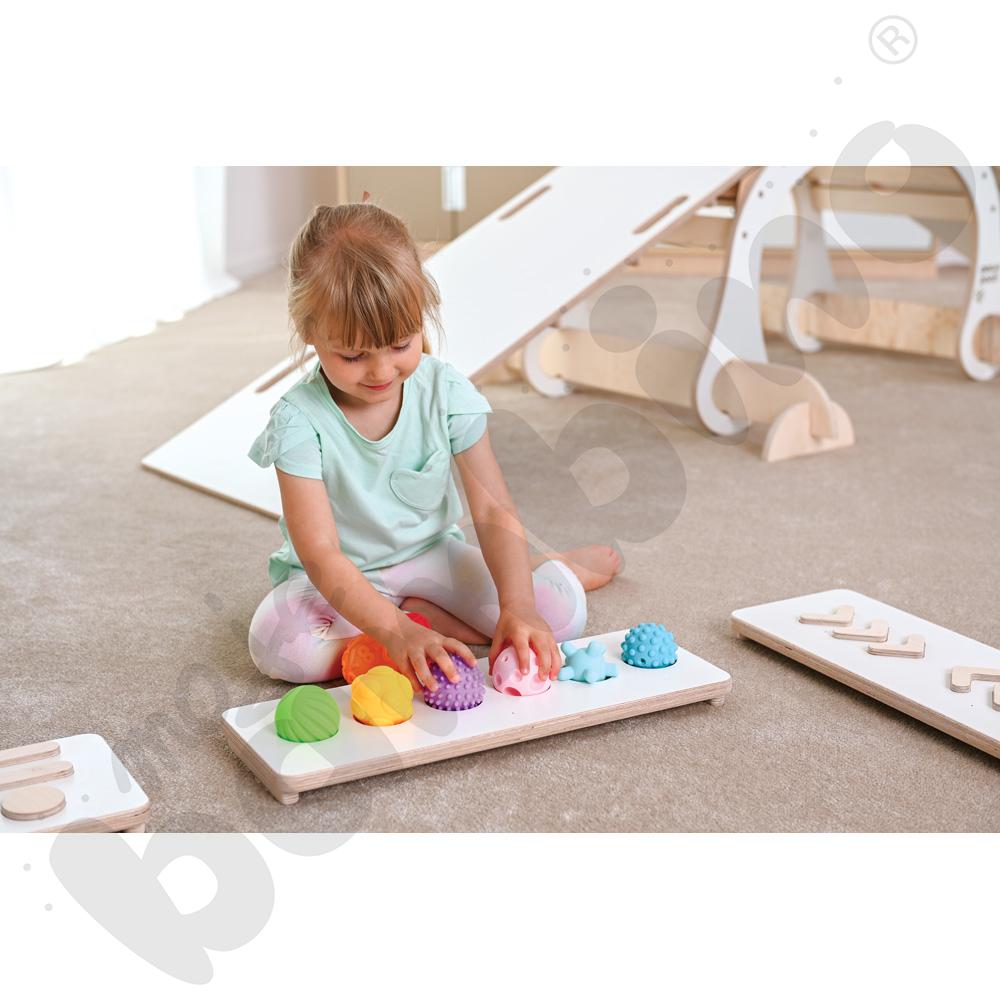 Ścieżki sensoryczne Good Wood - białe - MED Ścieżki sensoryczne Good Wood - białe - MED