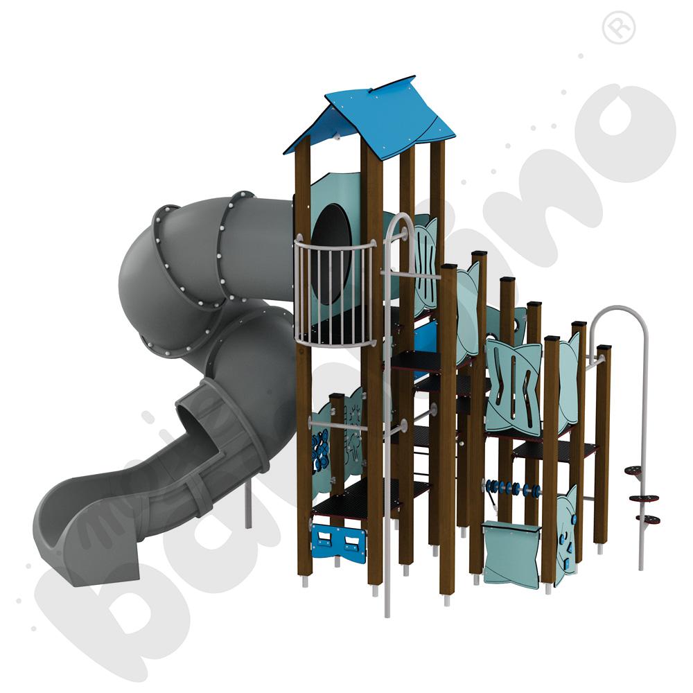 Zestaw Urbi 14, słupy drewniane B