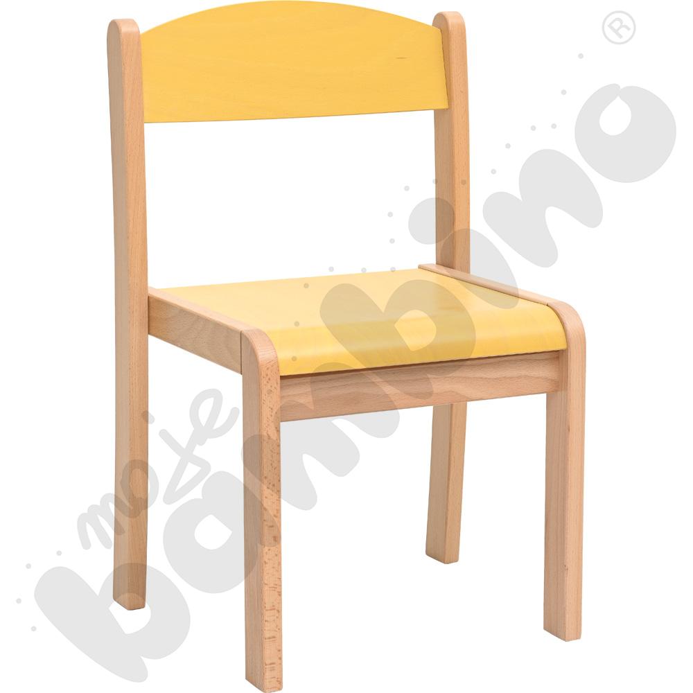 Krzesło Filipek PASTEL żółte, rozm. 3 Krzesło Filipek PASTEL żółte, rozm. 3