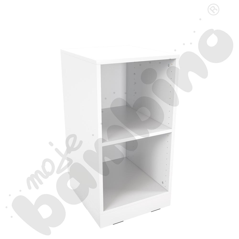 Słupek Grande M z półką głęboki - biały