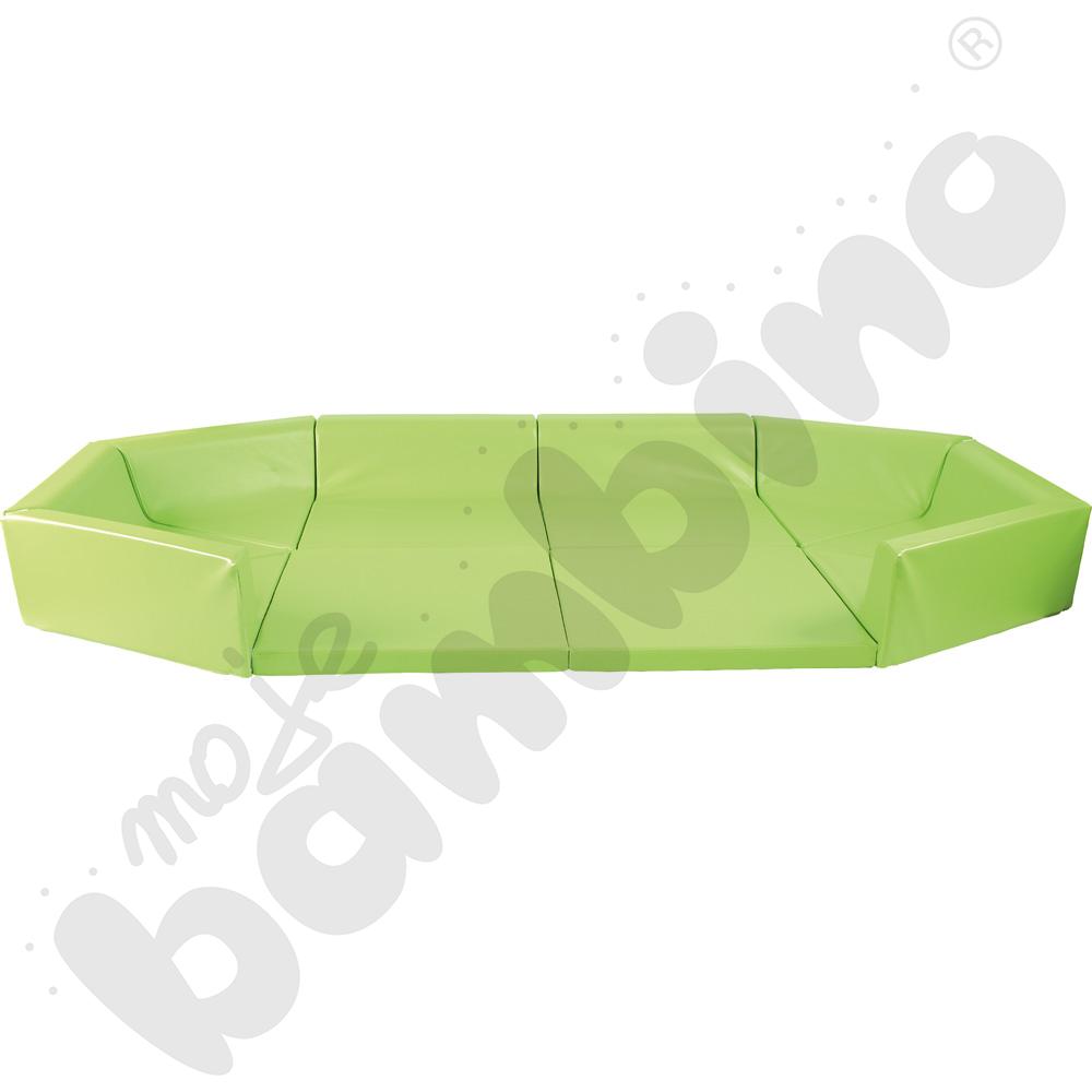 Kanapka leżaczek zielona - MED
