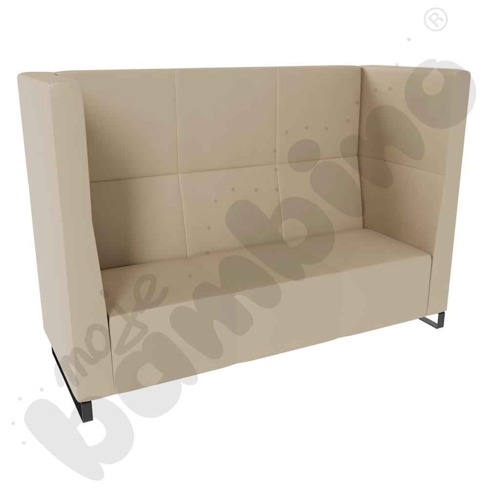 Sofa Universum 3-os. wys. 133 cm, 2 boki średnie, tkanina MT05