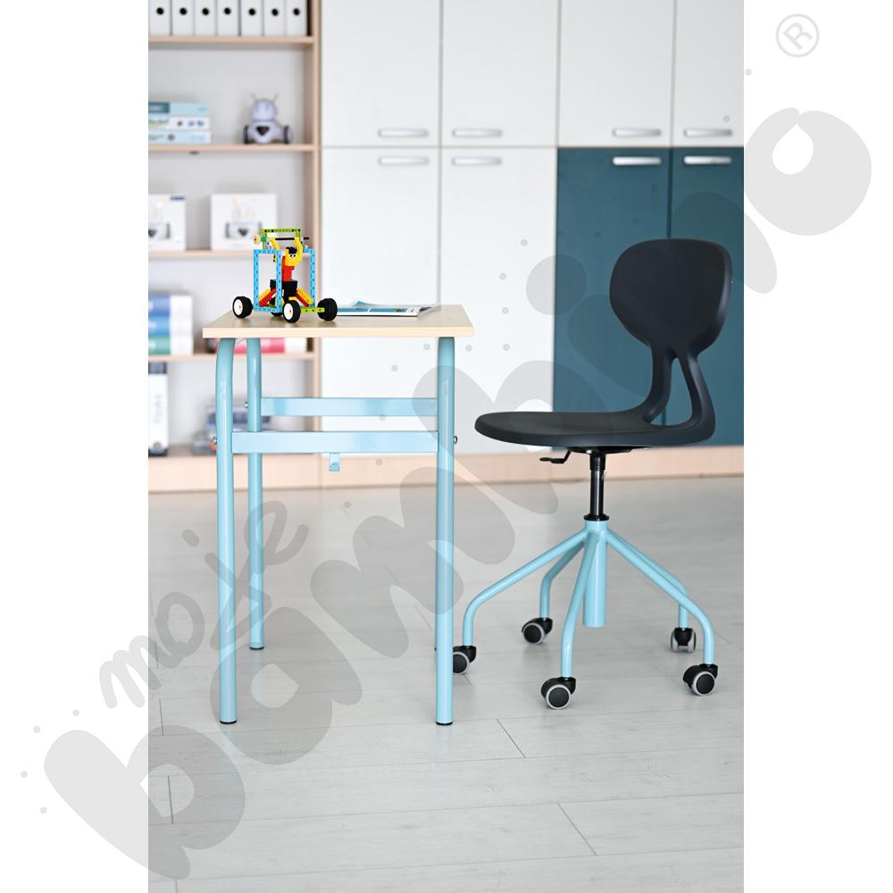 Krzesło obrotowe Piano - szaro-turkusowe Krzesło obrotowe Piano - szaro-turkusowe