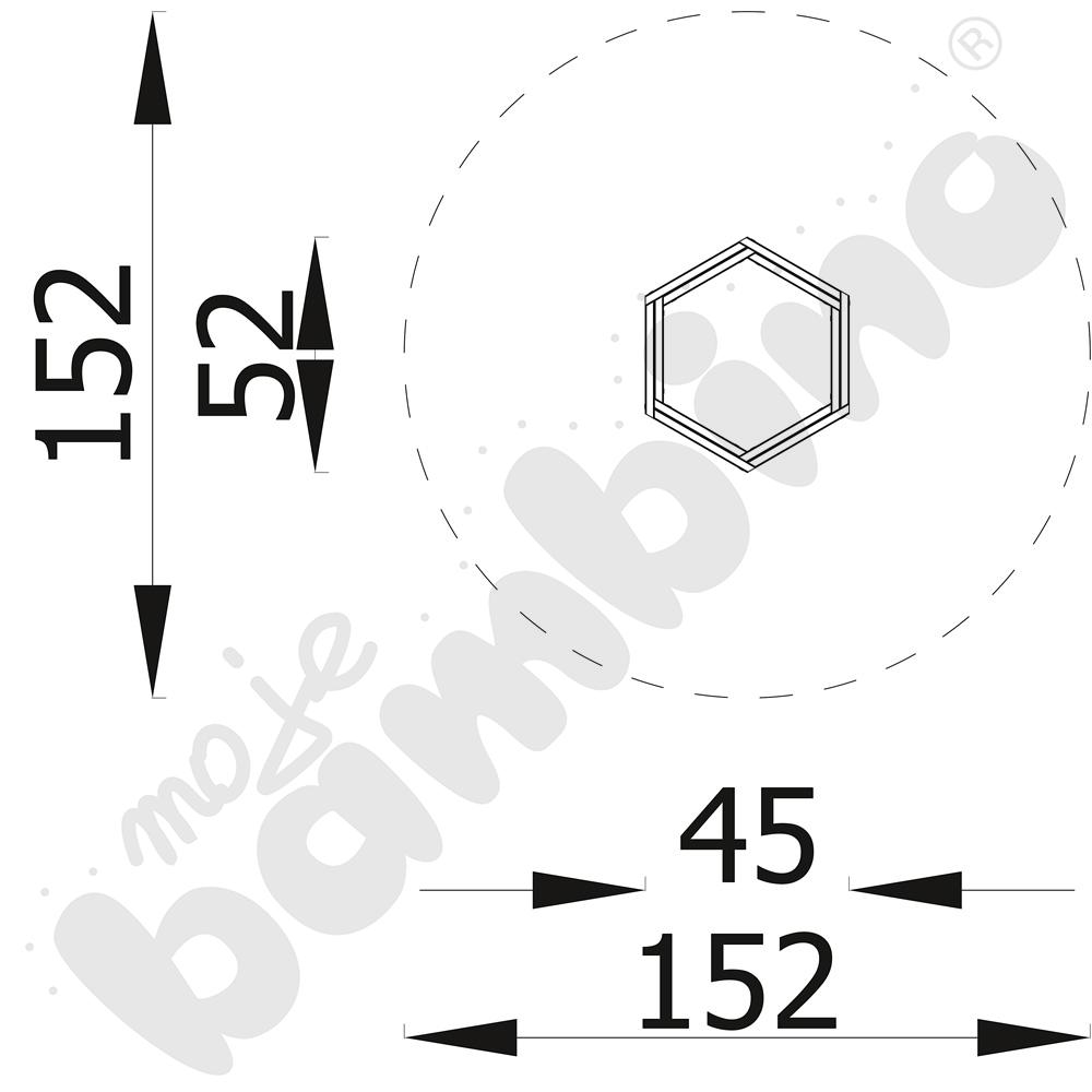 Sześciokąt sensoryczny Terra z kotwami