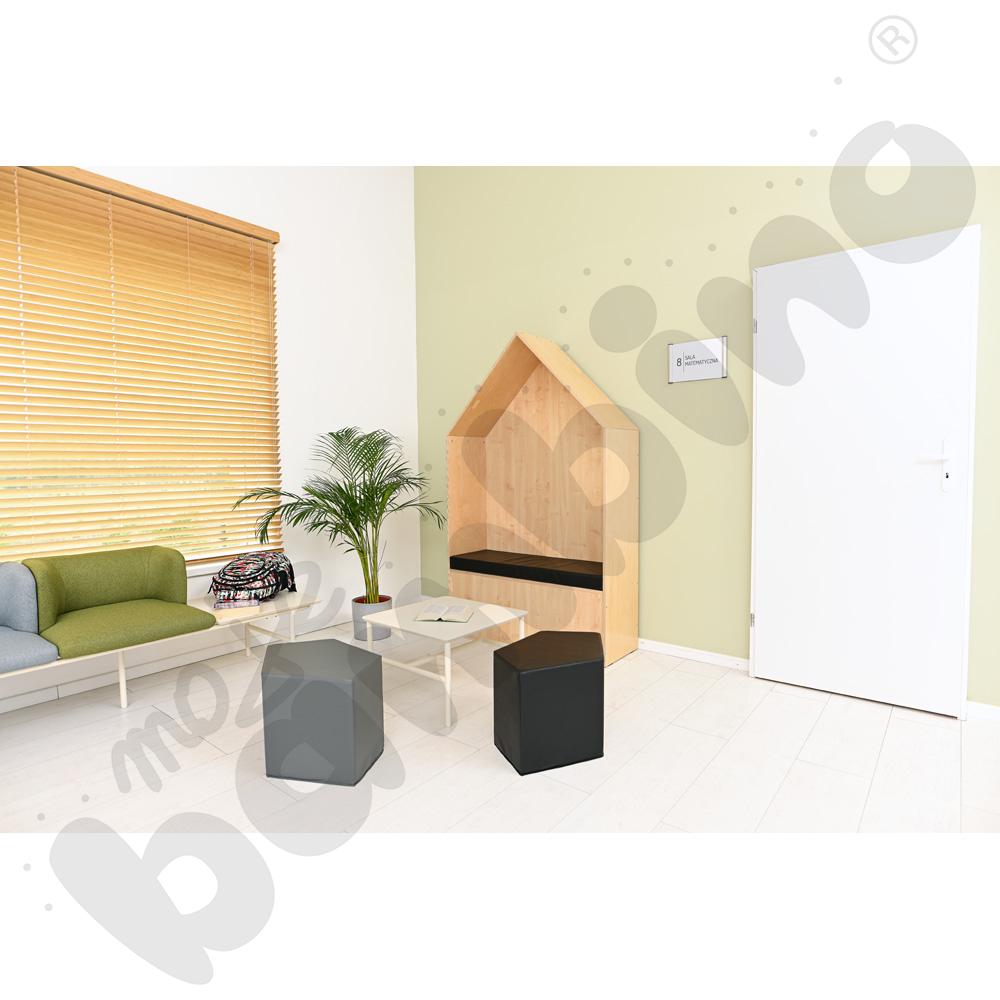 Domek Chillout - materac czarny