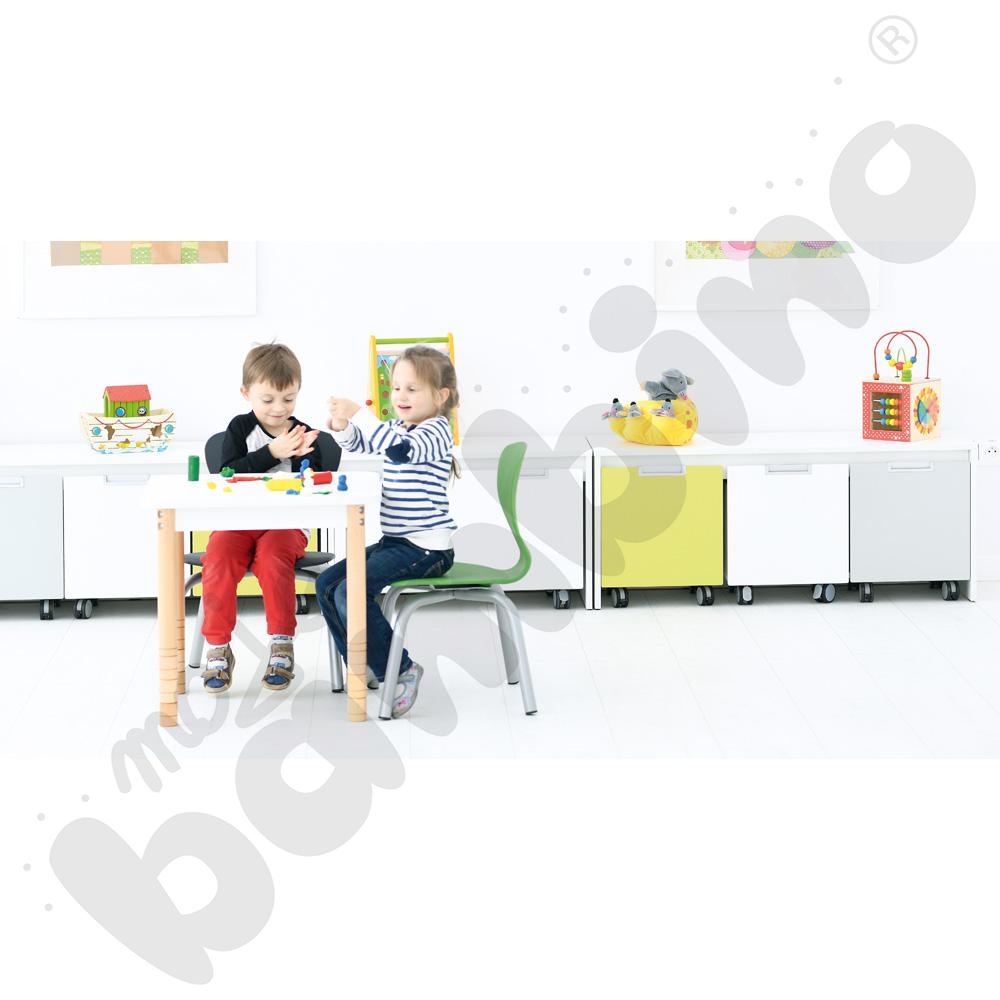 Quadro - zestaw 143, biała skrzynia