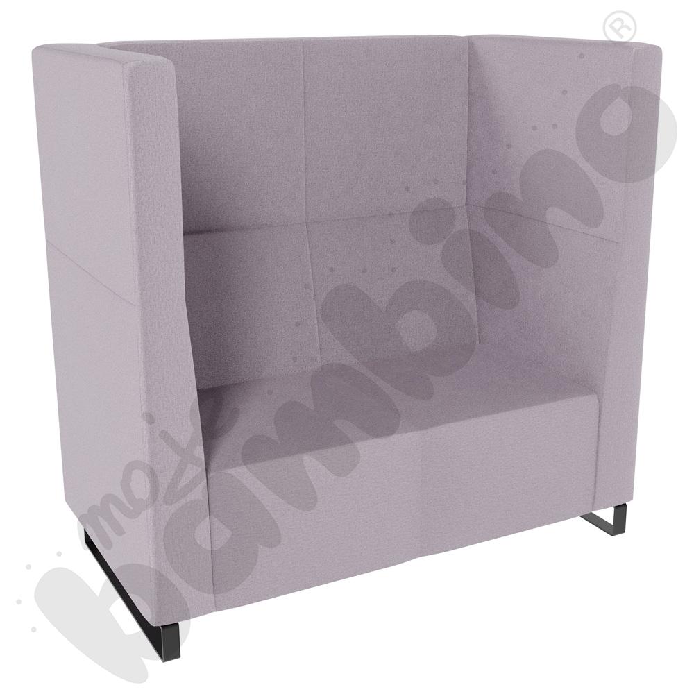 Sofa Universum 2-os. wys. 133 cm, 2 boki średnie, tkanina KG21