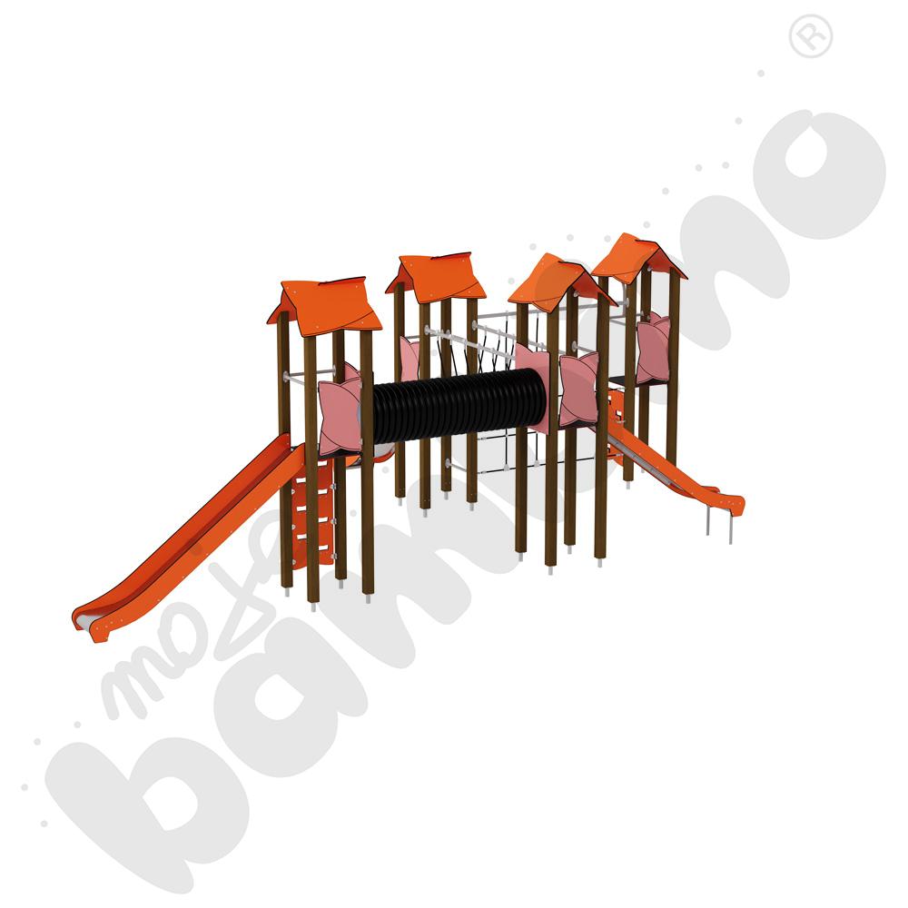 Zestaw Urbi 10, słupy drewniane A