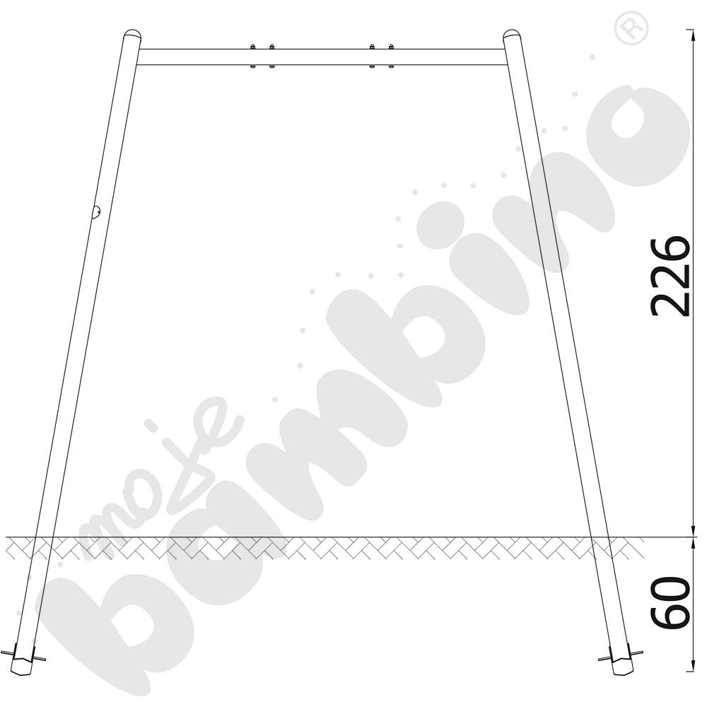 Verto - stelaż do huśtawki pojedynczej