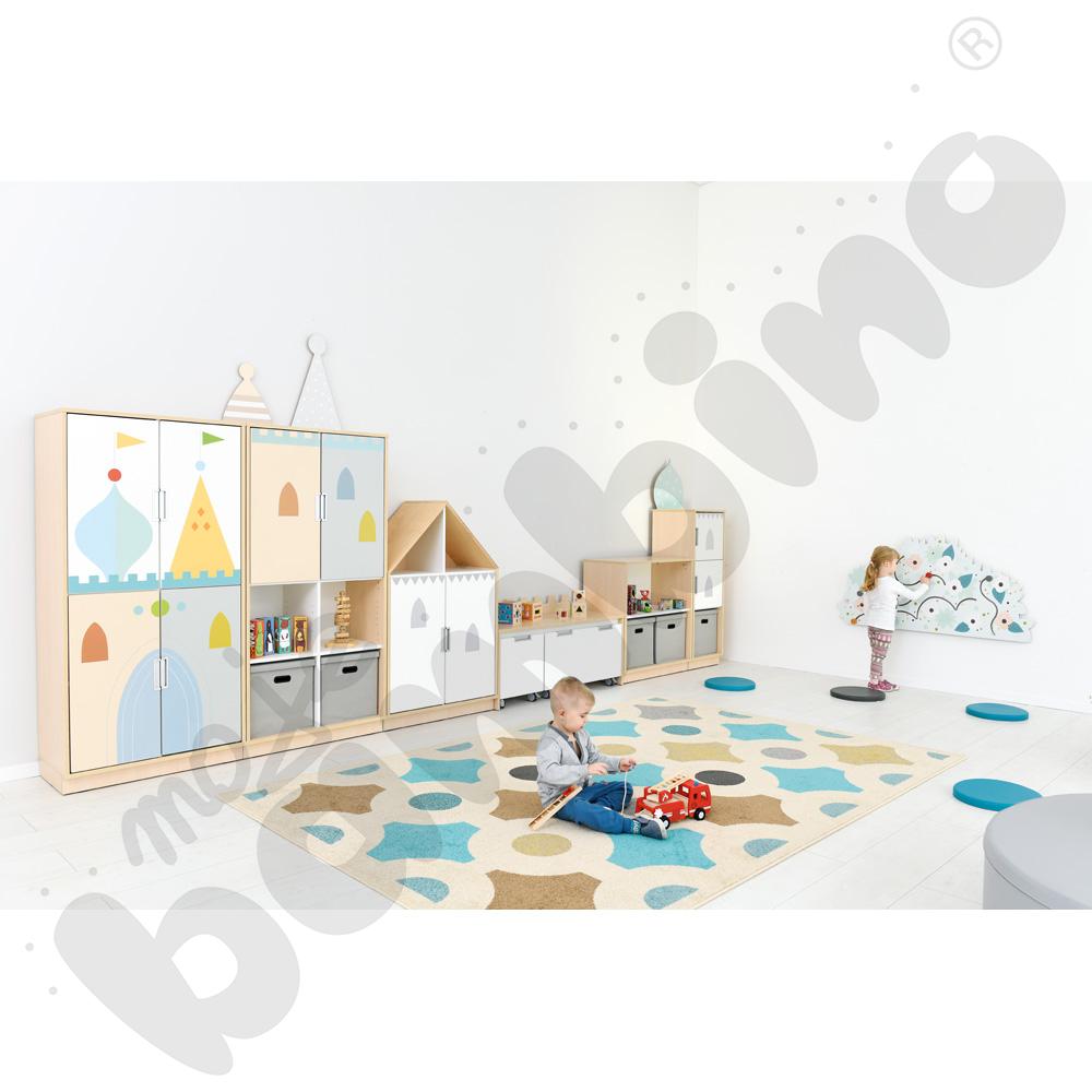 Quadro - zestaw Pałac 90 st., cichy domyk, skrzynia klon jasny