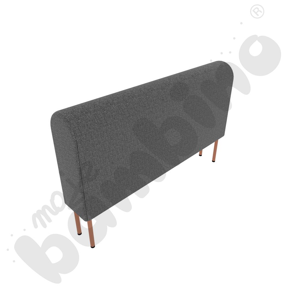 Moduł Versa 120x20x74 cm z filcowymi stopkami, stelaż łososiowy, tkanina RO39