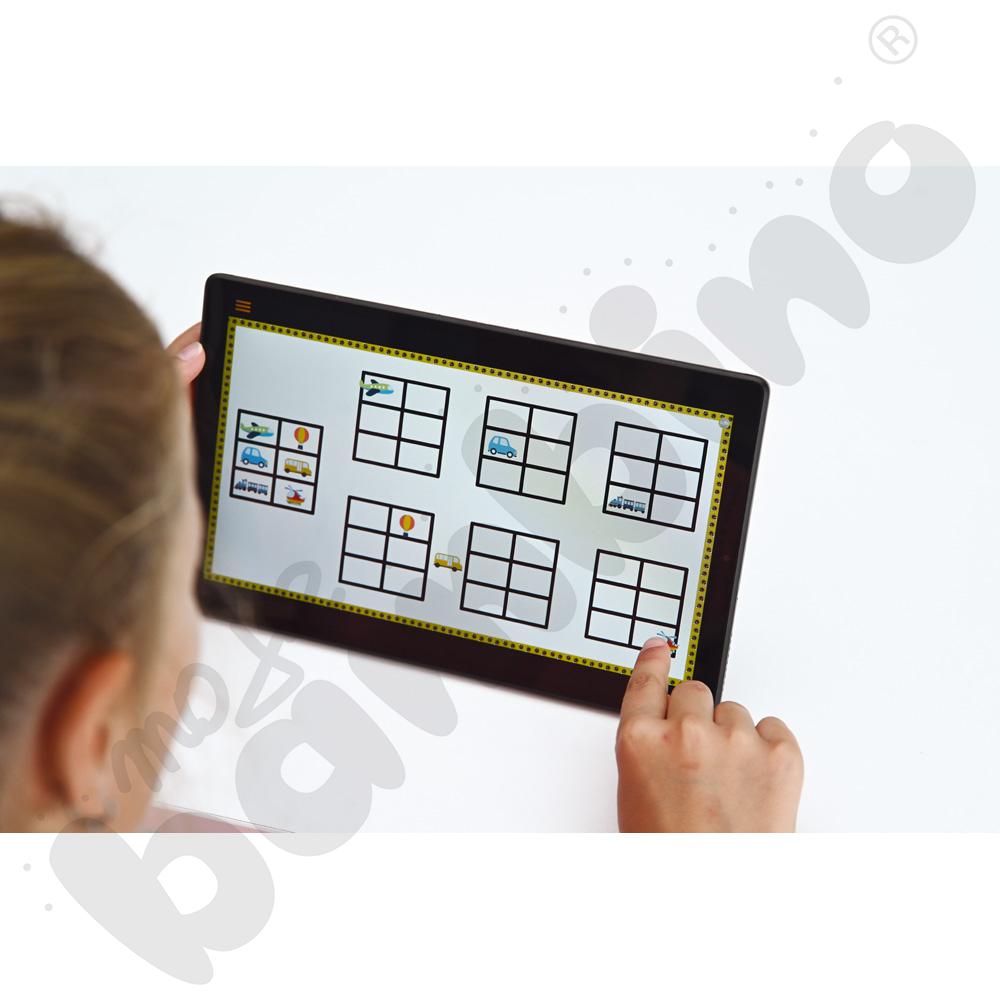 JumboEdu z monitorem interaktywnym insGraf Digital EduSpace 65 i uchwytem ściennym