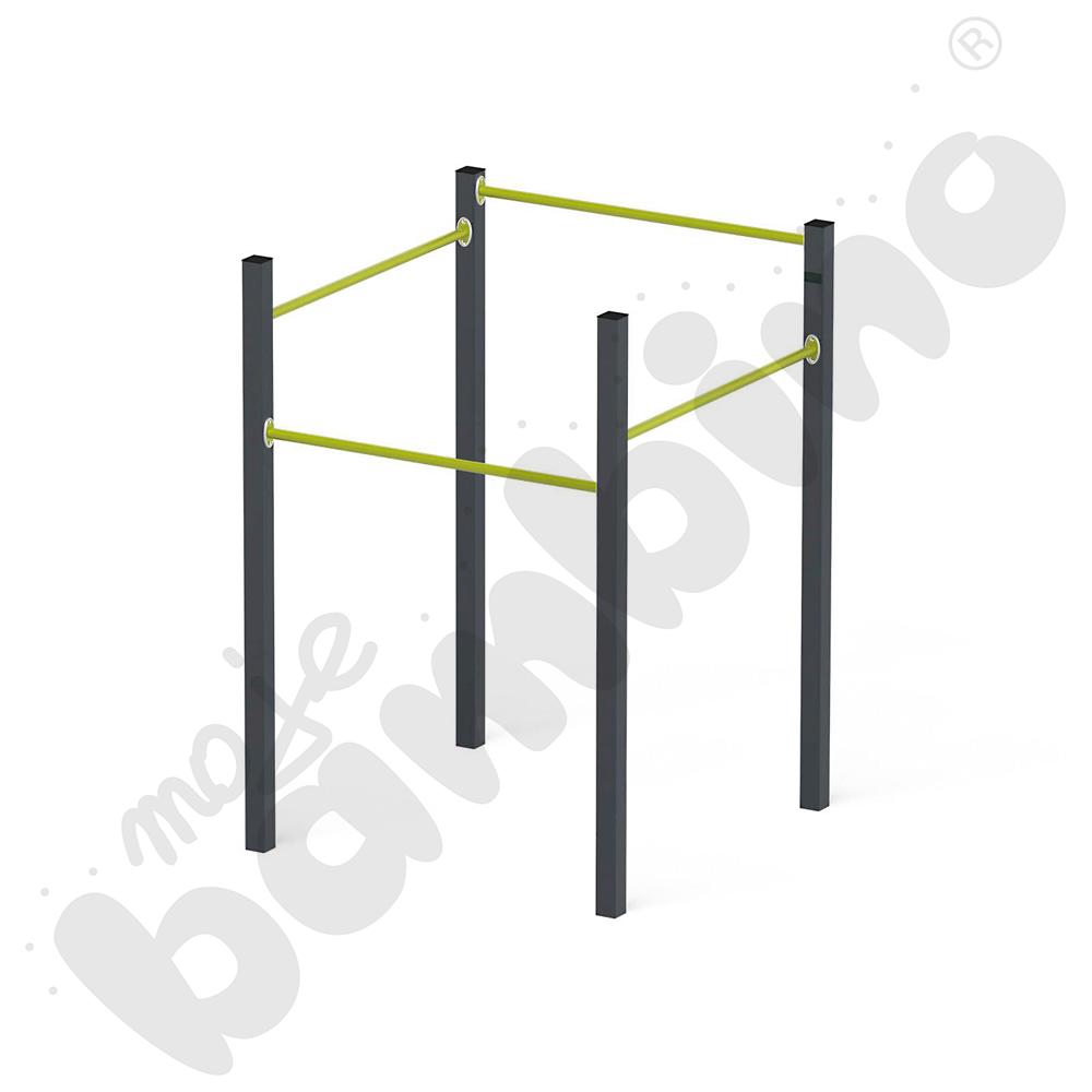 Street workout drążki wysokie Lime