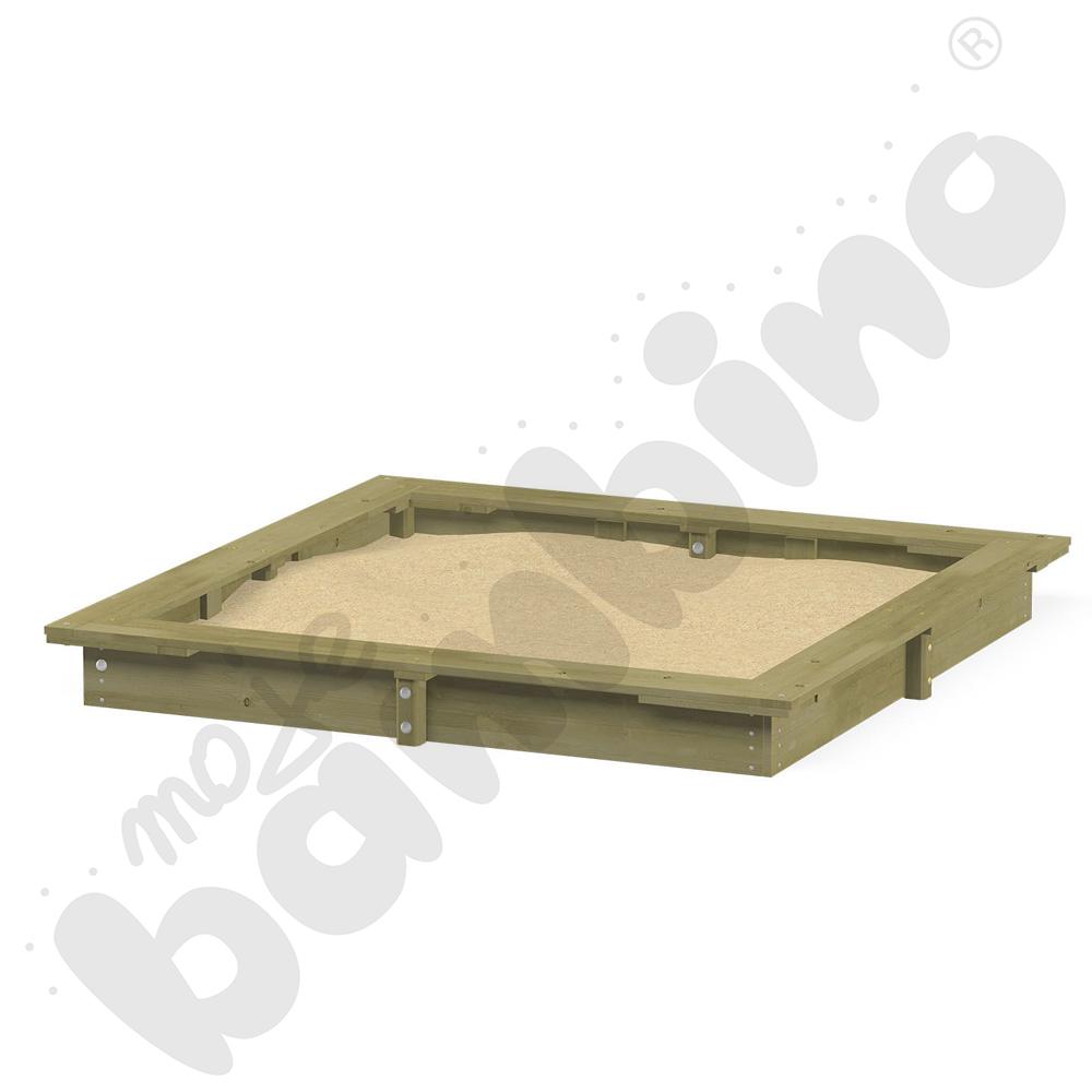 Piaskownica z desek 3 x 3