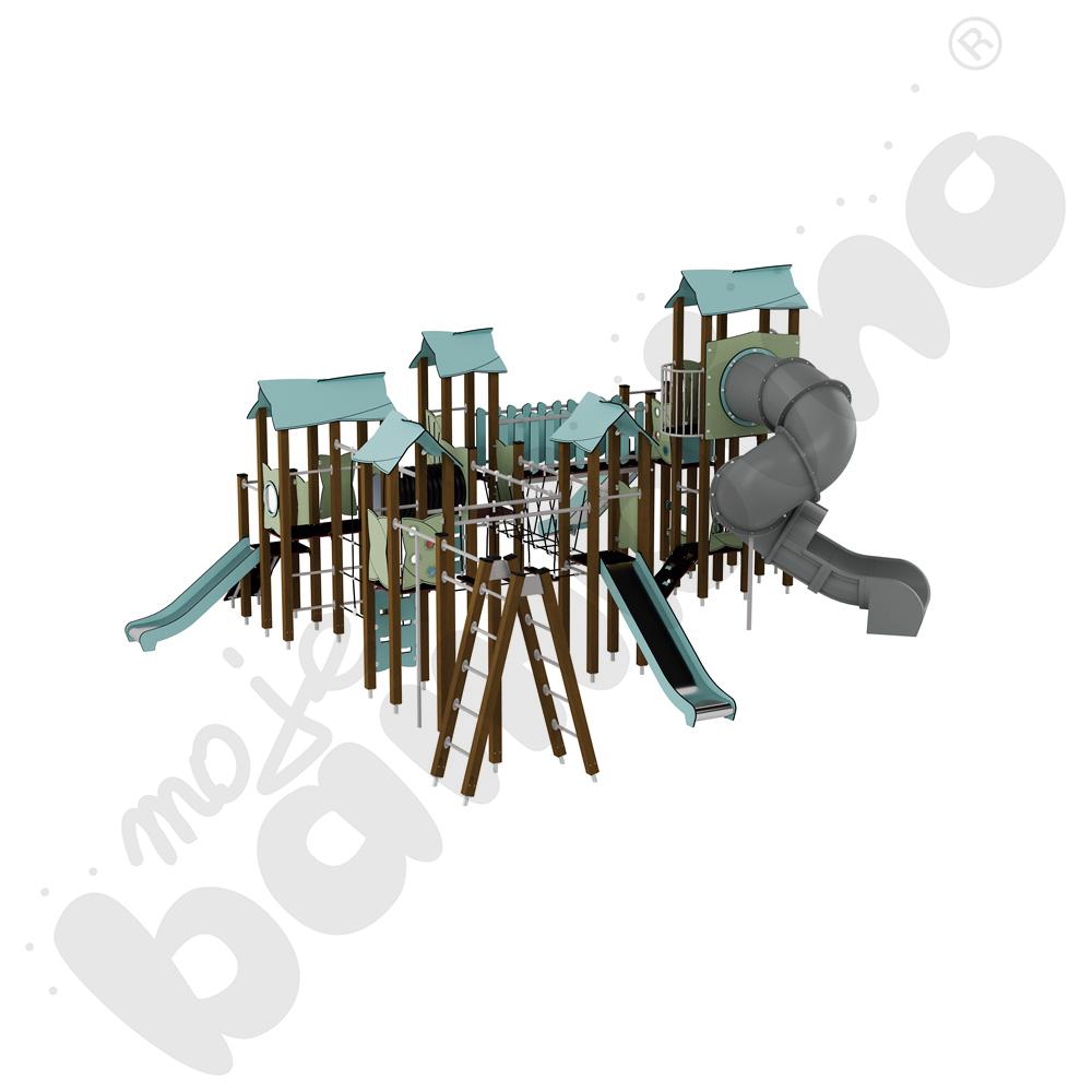 Zestaw Urbi 15, słupy drewniane C