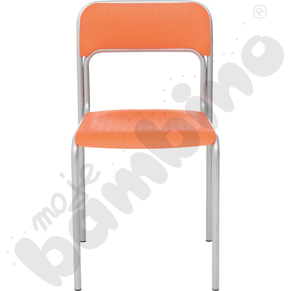 Krzesło Next alu pomarańczowe